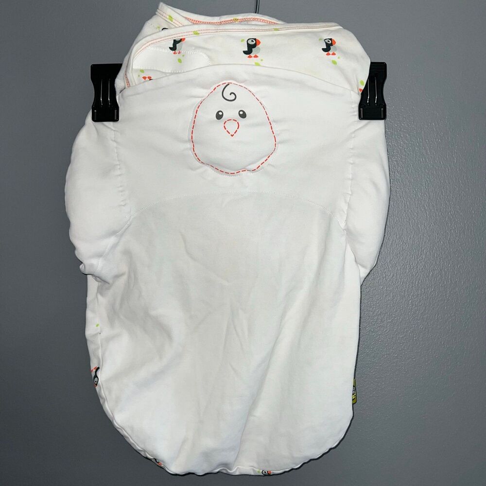 Nested Bean Classic Swaddle Sleep Sack 0-6m White Bird